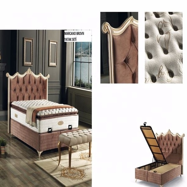 Luxury Bedroom Furniture Single Twin Double Queen King Super King Size Bed Bed With Storage Cheap