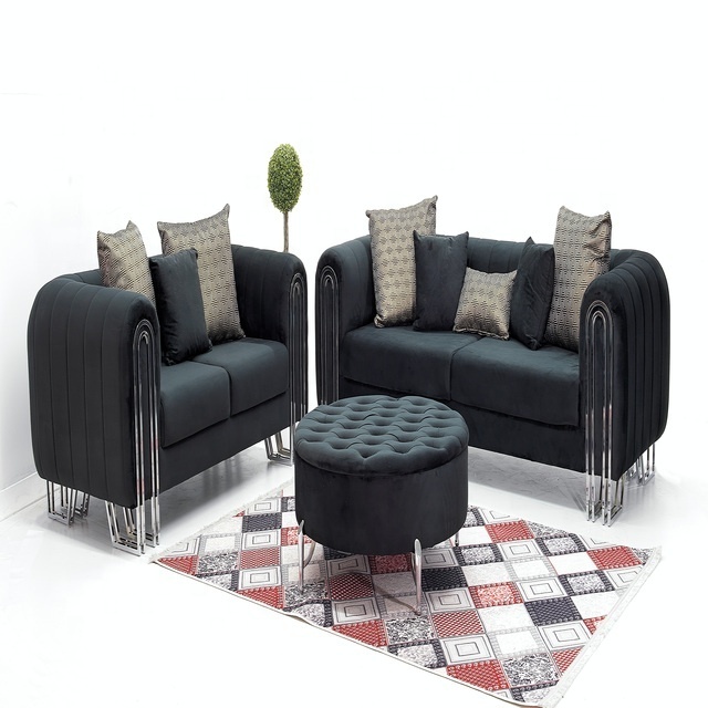 Modern European style house living room furniture 1+2+3 seater fabric sofa made in TURKEY