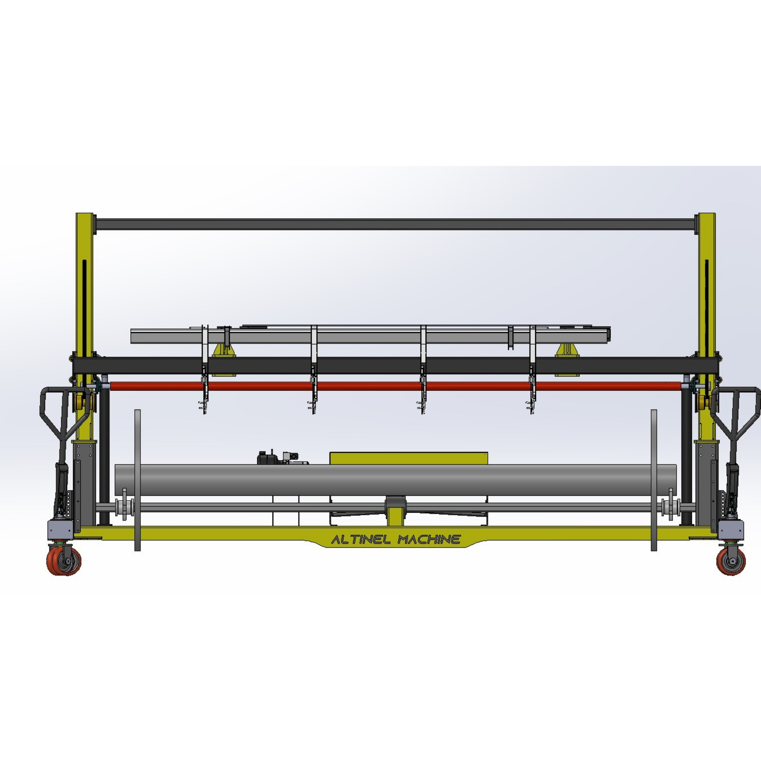 Transport Trolley Car Manual Beam Transport Textile Machinery High Quality Made In Turkey