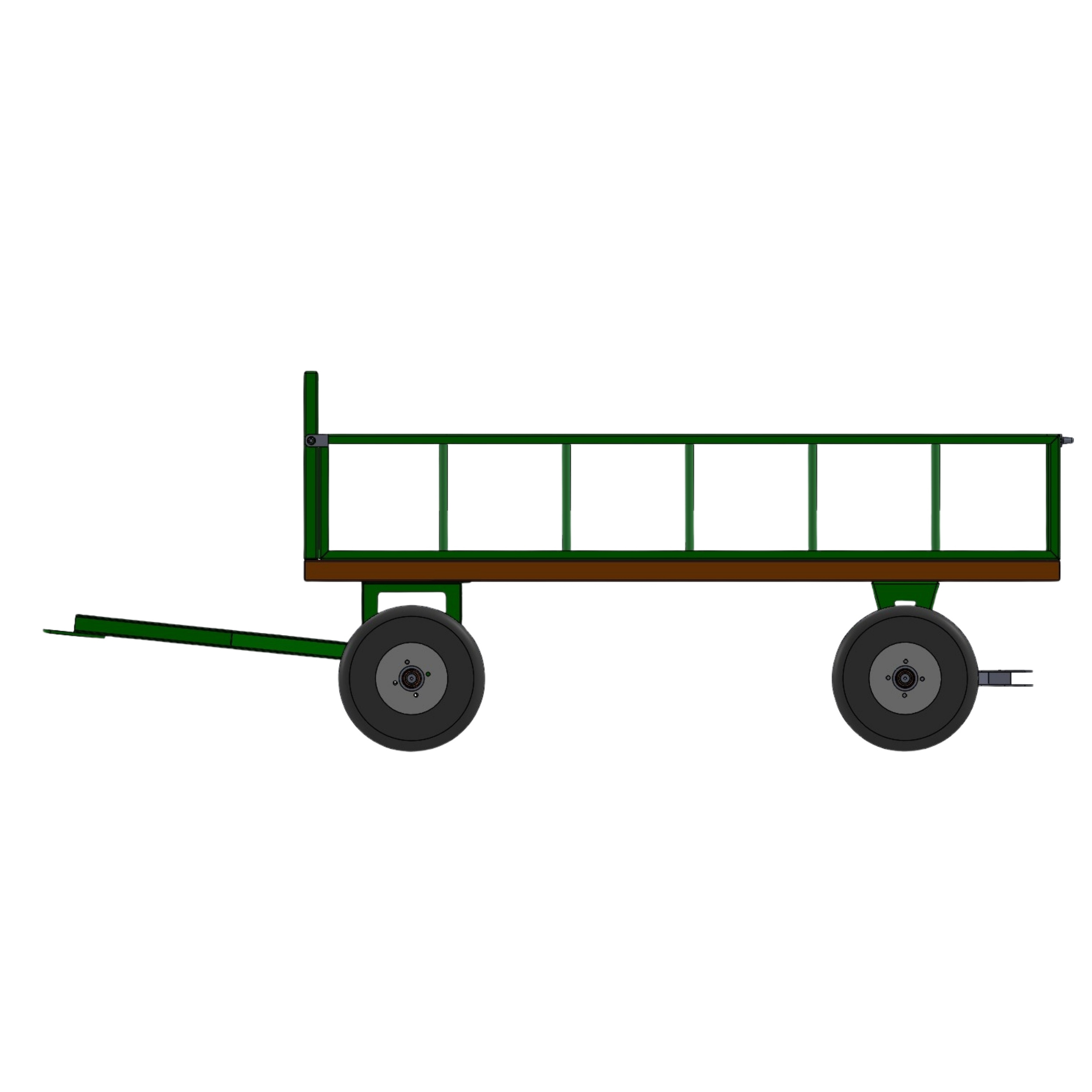 Swivel Wheel Trailer Trailer Freight Vehicle Hydroponic Agricultural Machinery Greenhouse Line Trolley