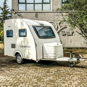 GREATEST MINI CARAVAN FOR 2 PEOPLE - 2,5 METERS TRAVEL TRAILER - MINI TRAILER WITH BATHROOM AND KITCHEN - 2023 CARABINATA MINI