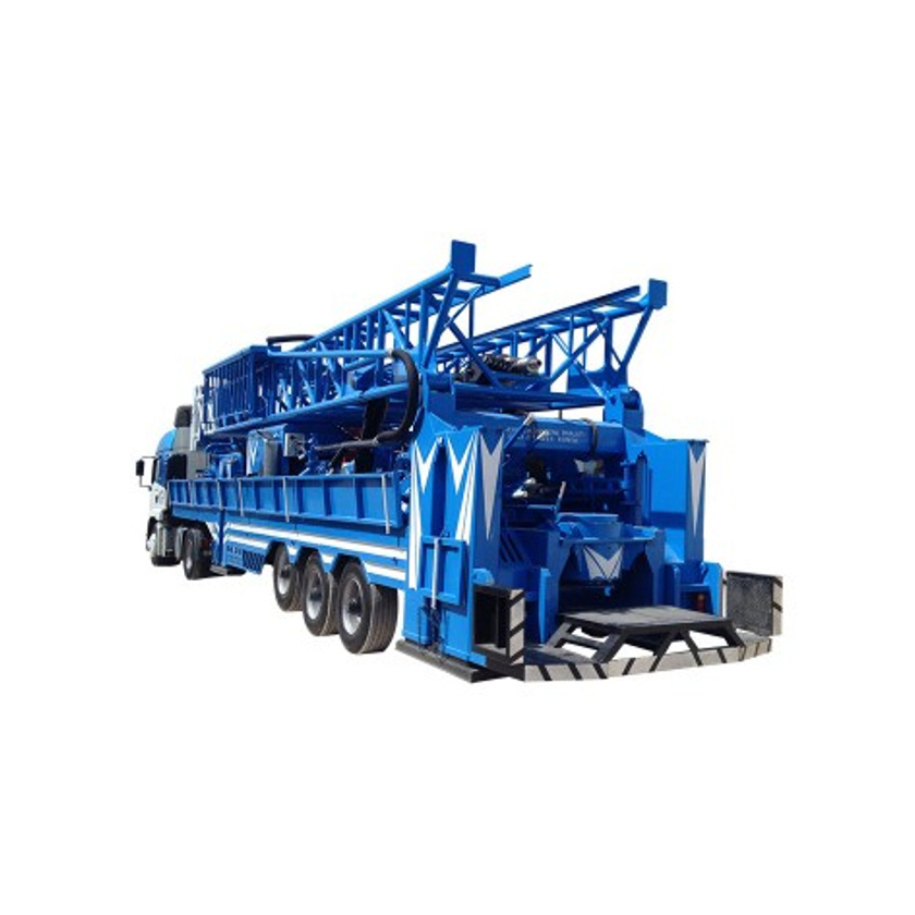 Good Strength Cheap Cost 1000 Meters Hydraulic Air Compressor Depth Water Well Trailer Mount Drilling Rig