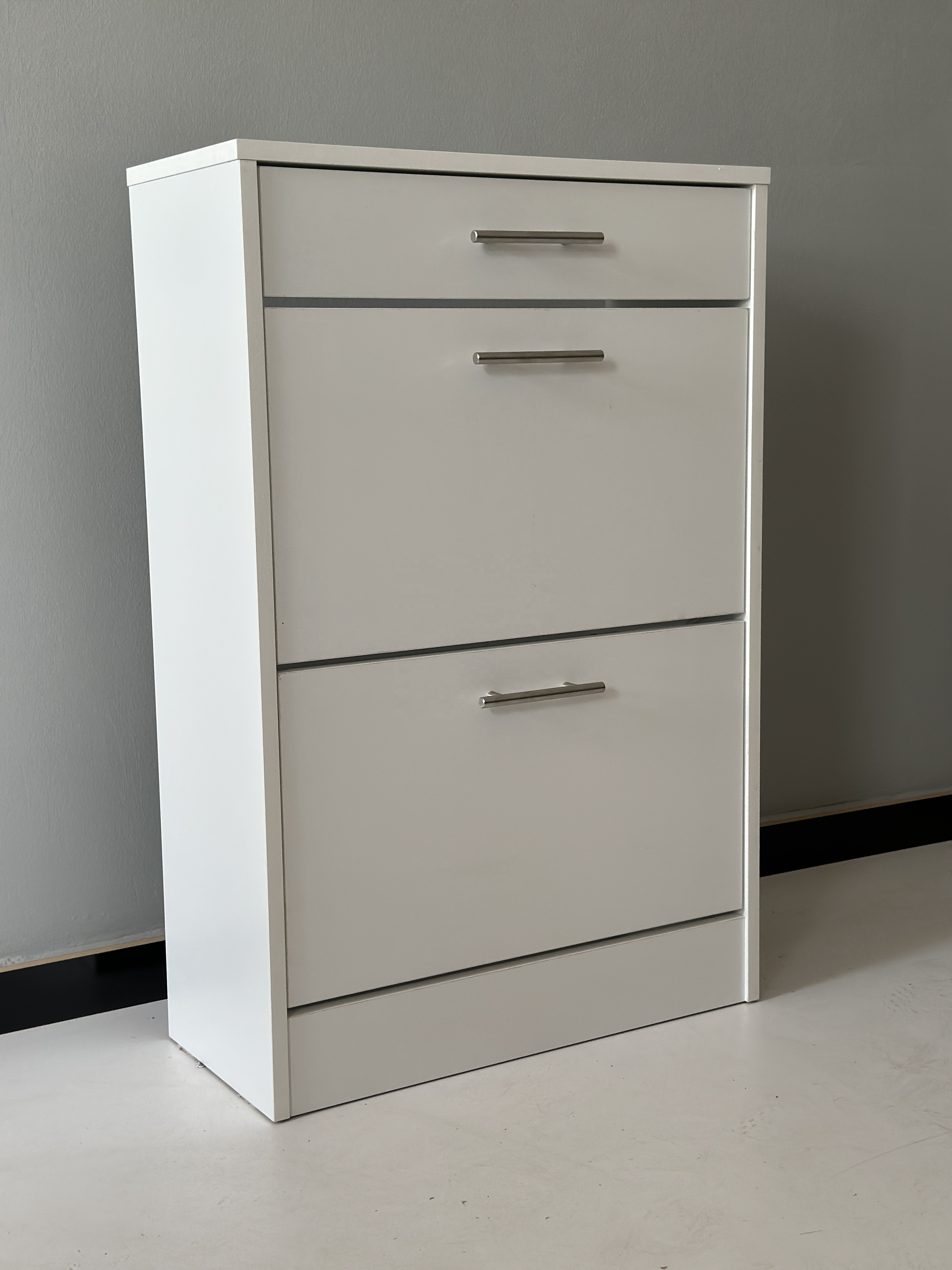 Shoes container unit 2 cabinets + 1 drawer smart furniture European design Apartment using hot sales