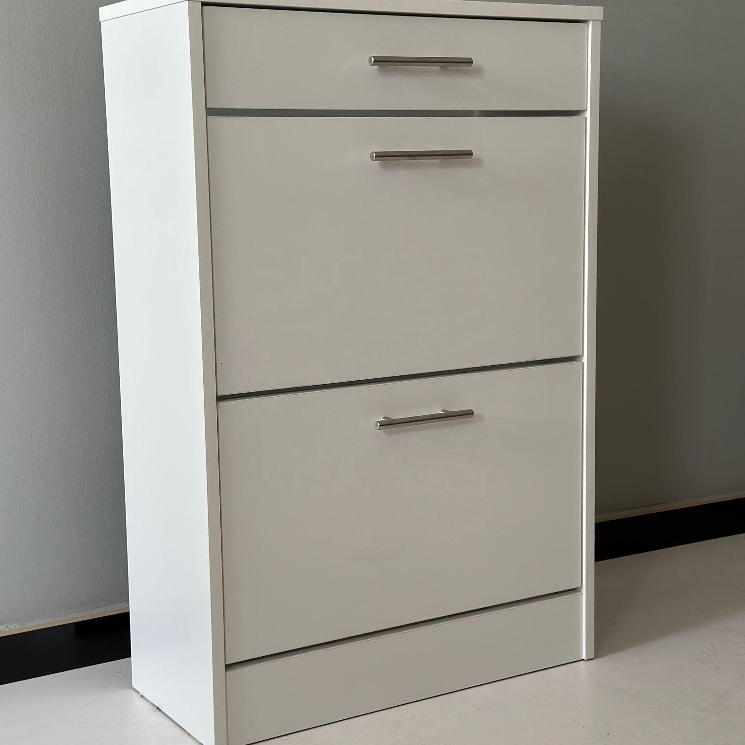 Shoes container unit 2 cabinets + 1 drawer smart furniture European design Apartment using hot sales