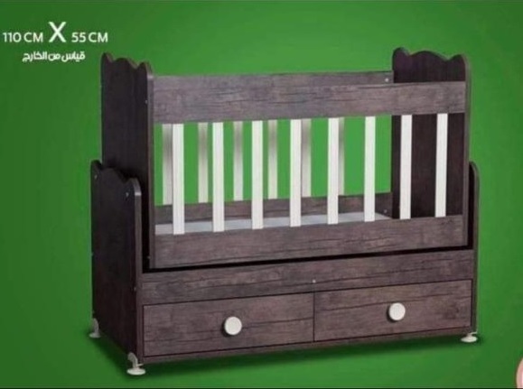 Eko baby crib 50 * 100  swinging system + drawer Turkish furniture saving space new born cradle baby cradle multi colors