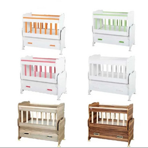 Eko baby crib 50 * 100  swinging system + drawer Turkish furniture saving space new born cradle baby cradle multi colors