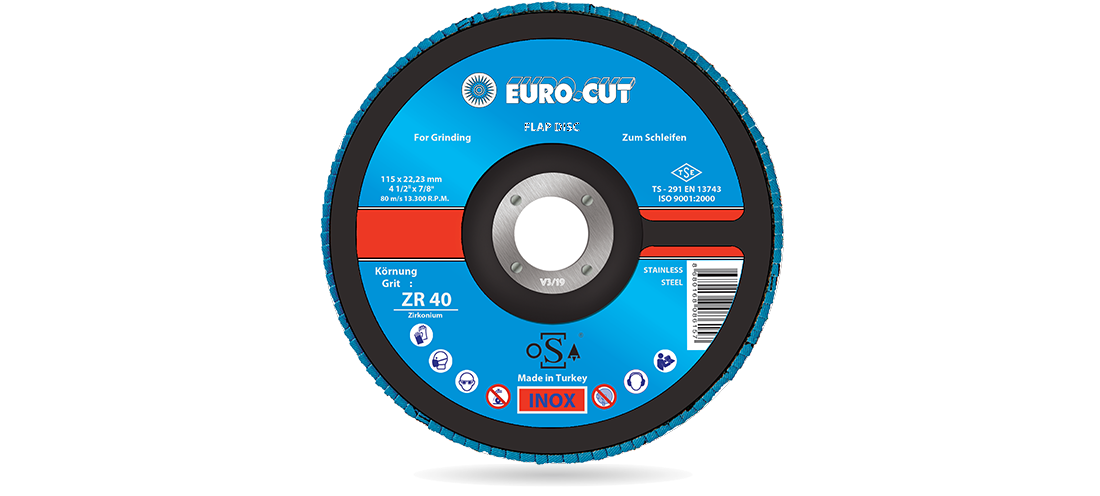 WHOLESALE ABRASIVE FLAP DISC WHEEL ZIRCONIA ALUMINIUM OXIDE 80 PAGES WITH OSA CERTIFICATED MADE IN TURKEY