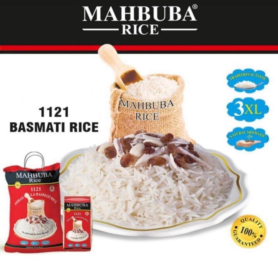 Best Quality OEM Mahbuba long rice   Indian Basmati white long Rice  Cheap Price delicious taste High quality rice