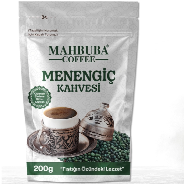 Mahbuba 200 gr Terebinth Coffee Mix Powder High Quality Turkish Coffee Menengic Coffee 100% Organic