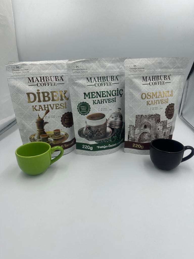 Mahbuba 200 gr Terebinth Coffee Mix Powder High Quality Turkish Coffee Menengic Coffee 100% Organic