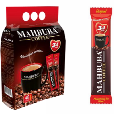 3 in 1 Instant Coffee Stick Quadro Bag instant Coffee 18 GR Premium Quality reasonable price low price and delicious taste