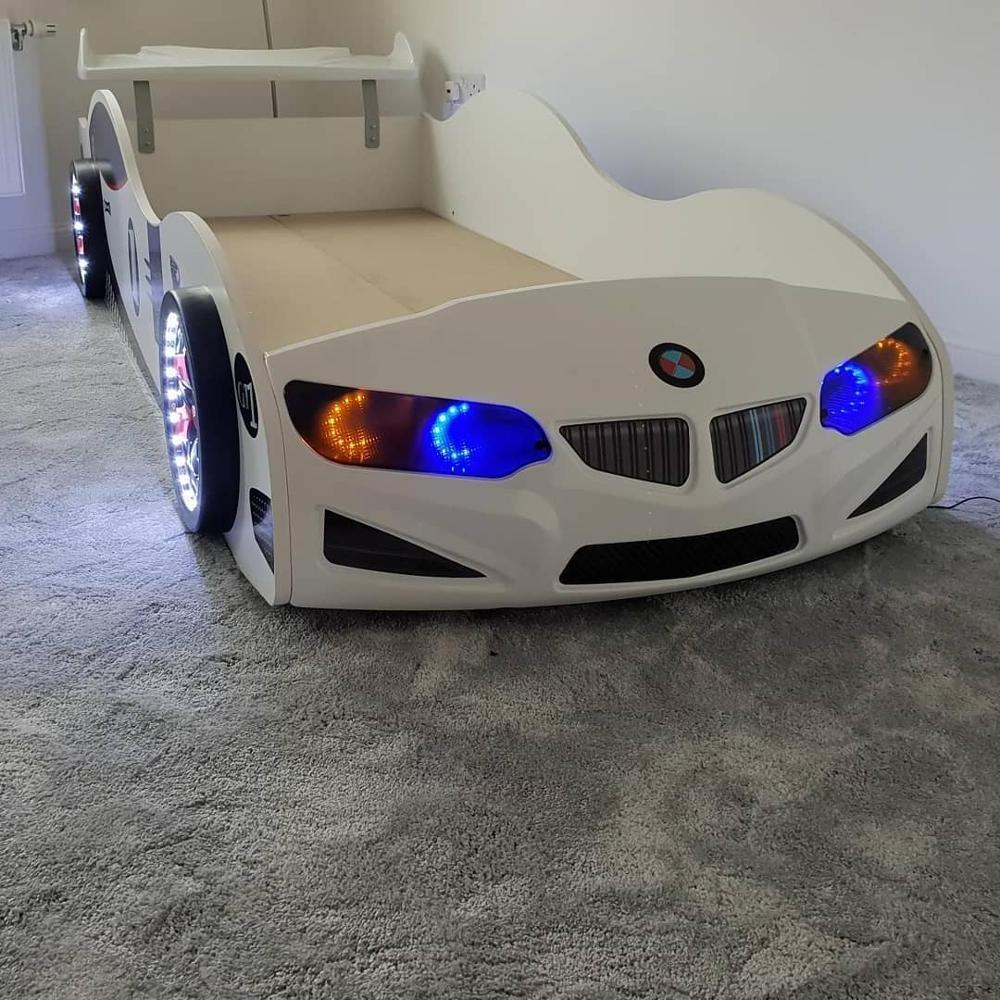 BMV shaped Car bed for Children rooms -  race car bed - supercarbeds