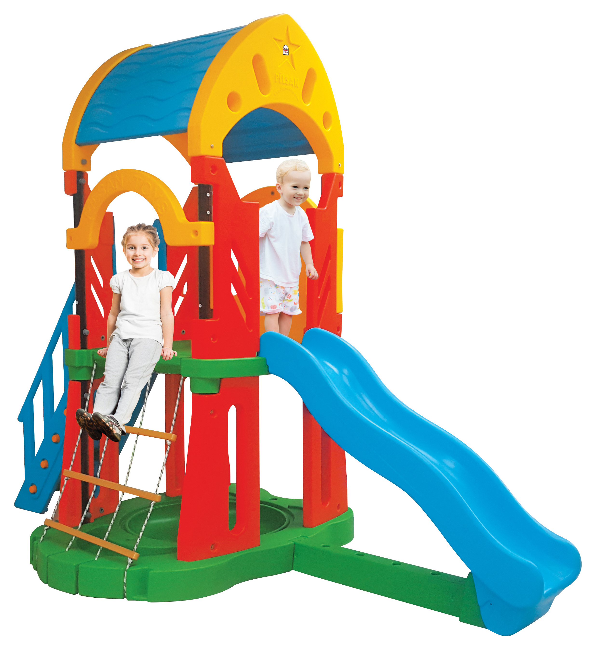 Indoor/Outdoor  Toddler Slide Climber and Swing Slide Set Indoor/Outdoor Swing Set Combination