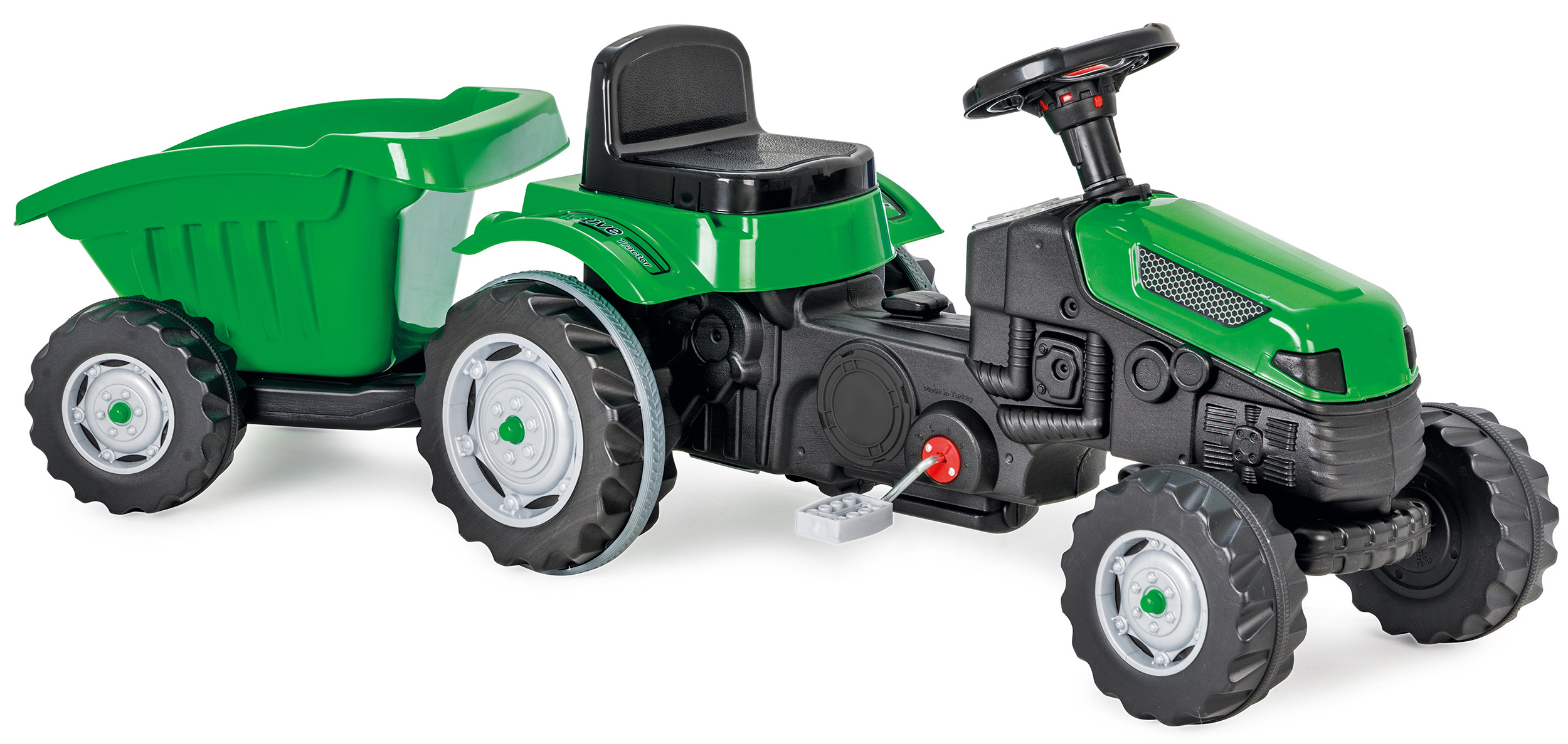 Ride On Toy Quad, Pedal Ride On Toy Tractor Four Wheeler - Ride On Toys for Boys and Girls, For +3 Year olds