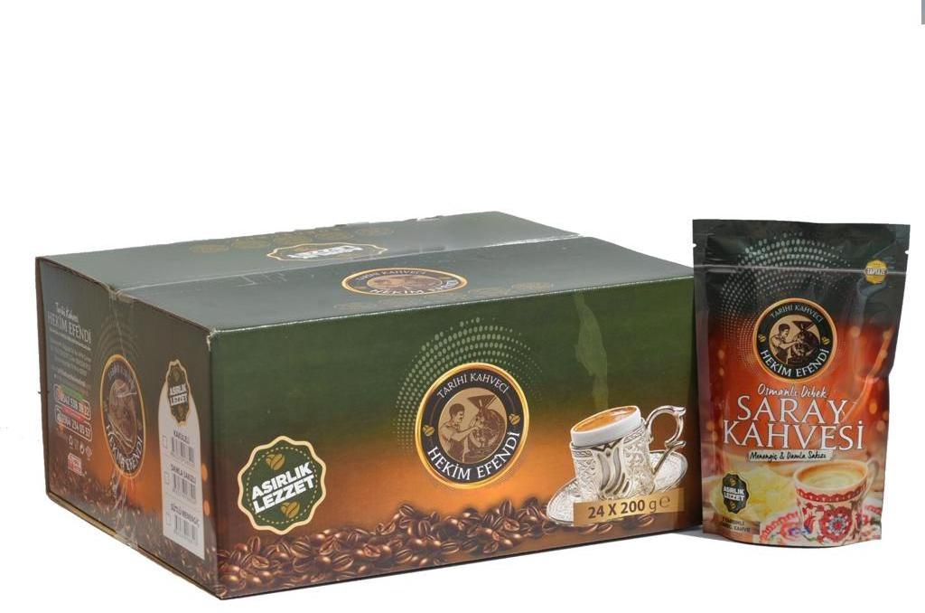 Hekim Efendi Turkish Coffee Ottoman Dibek Palace Coffee 7 different healthy herb mixes