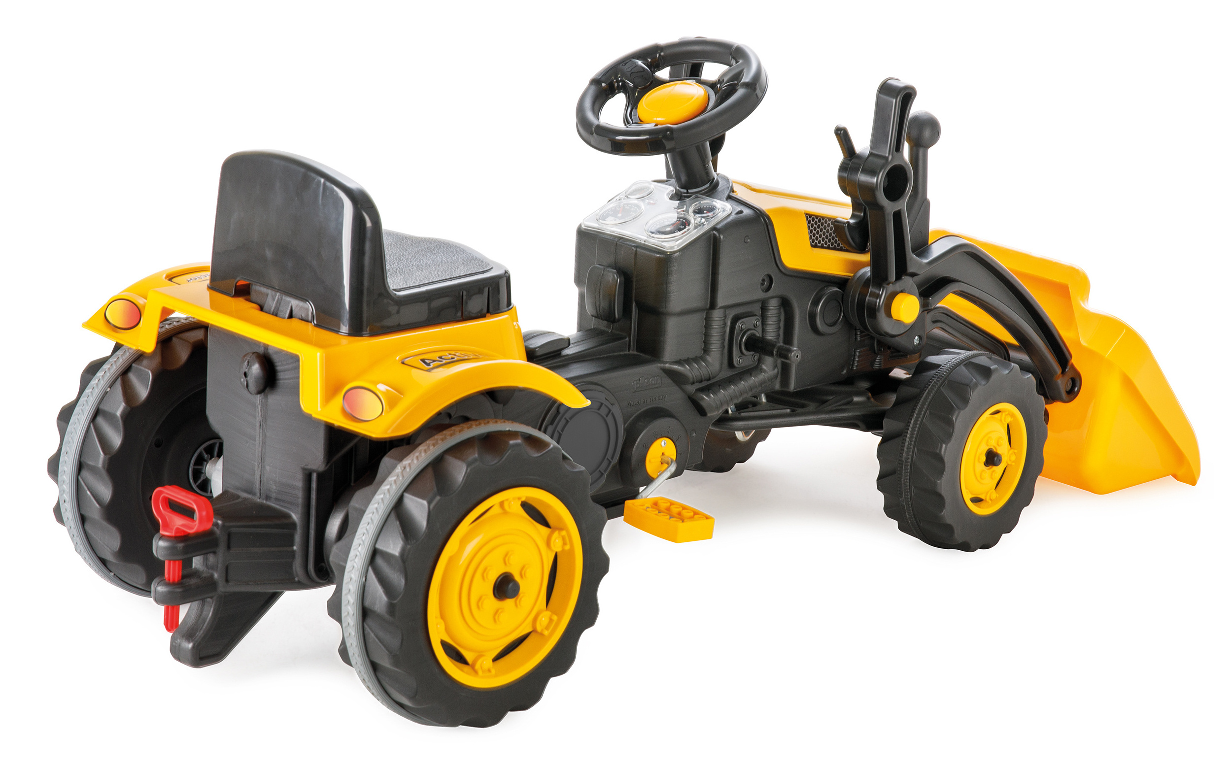 Ride On Toy Quad, Pedal Ride On Toy Tractor Four Wheeler - Ride On Toys for Boys and Girls, For +3 Year olds