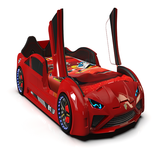 Race Car Bed Lambo RX Series (Children Furniture) Kids Bed Kids Furniture Boy Bedroom