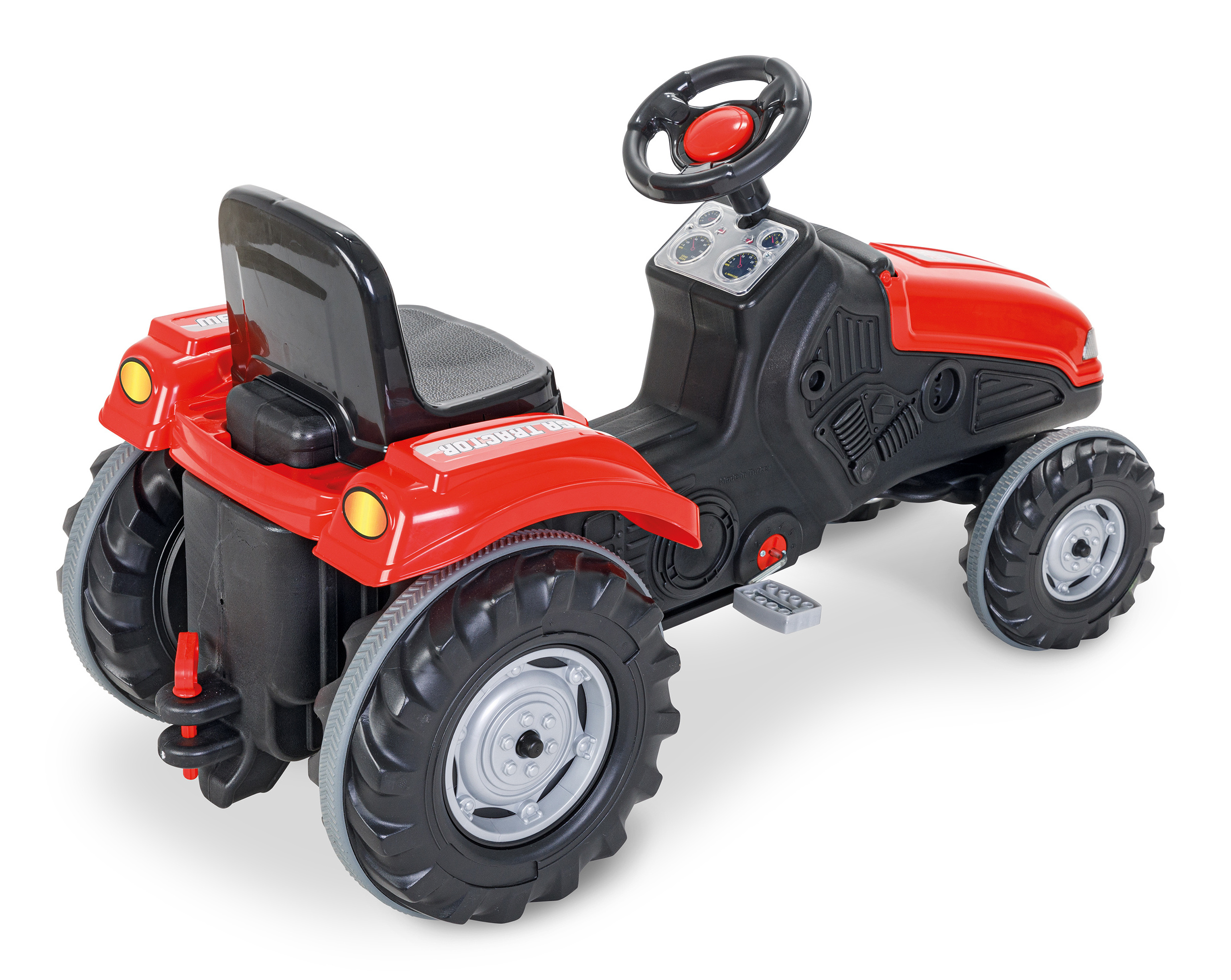 Ride On Toy Quad, Pedal Ride On Toy Tractor Four Wheeler - Ride On Toys for Boys and Girls, For +3 Year olds