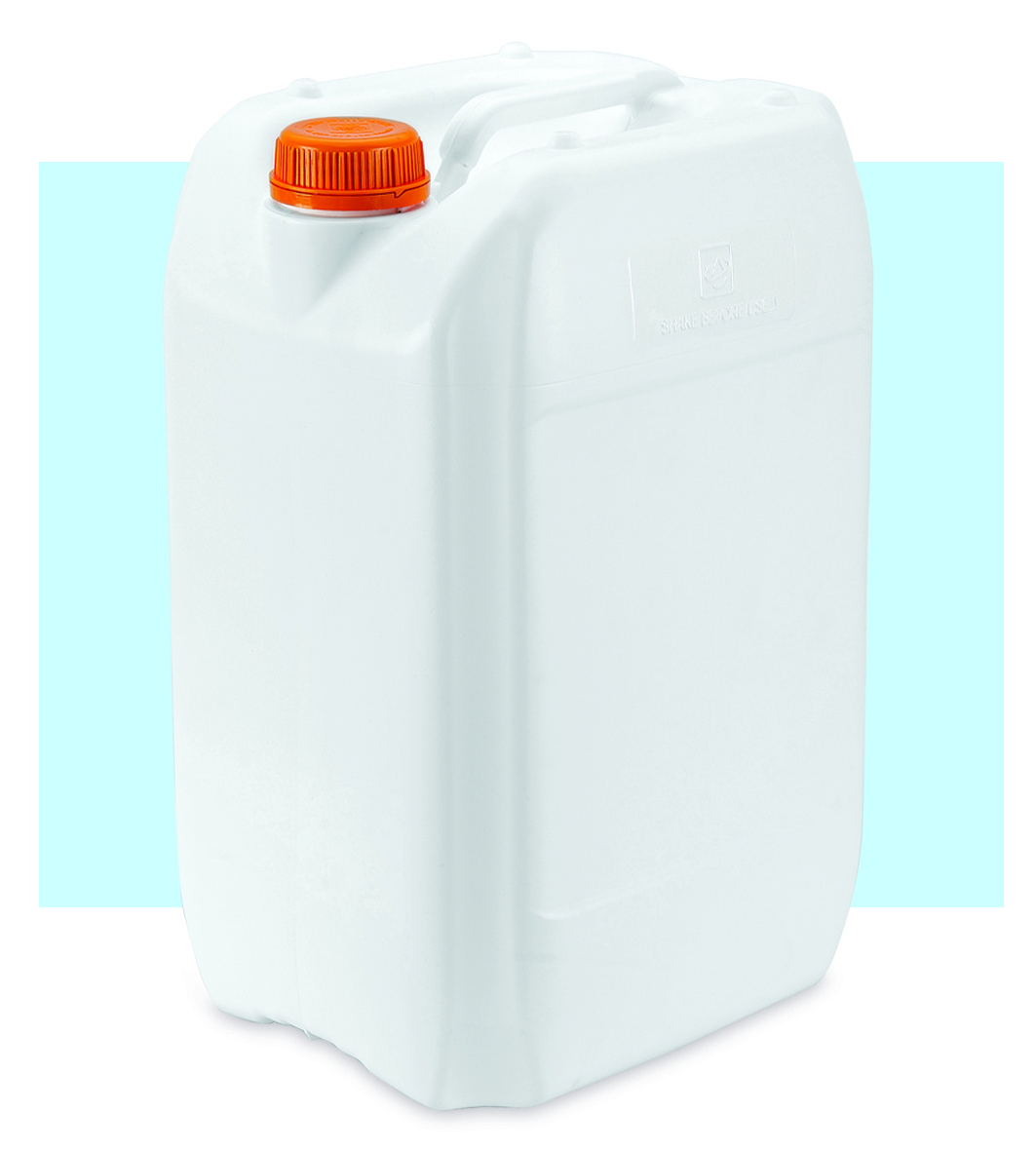 High Quality Plastic HDPE 25 Liter Jerry can Container /Stackable Tamper evident DIN 60 mm lid 25 liter- 6  Gallon Jerry can