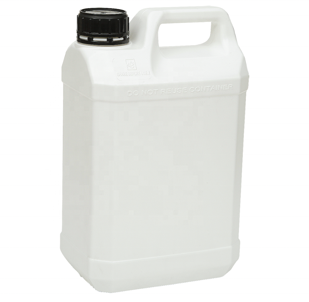 High Quality Type Plastic HDPE 5  Liter Jerry can Container /Tamper evident SK 50  lid 5 liter- 1 Gallon for chemicals drum