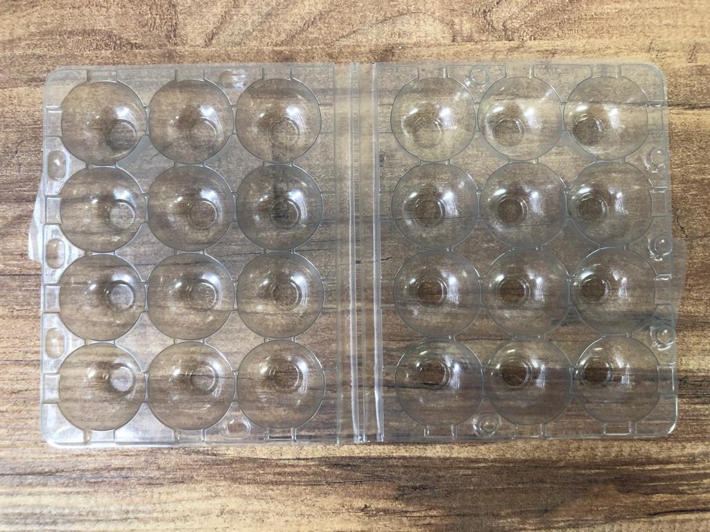 High Quality 12 Cells Plastic PET Quail Egg Tray Wholesale Disposable Transparent Egg Case Packaging with Lid