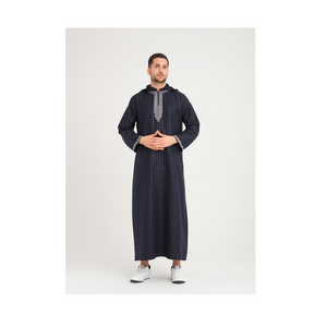 Men Thobe Hoodies Muslim Male Dress Islamic Hooded Prayer Men Cloth Arab saudi Islamic Dress For Men Muslim Jubbah Qatar thobes