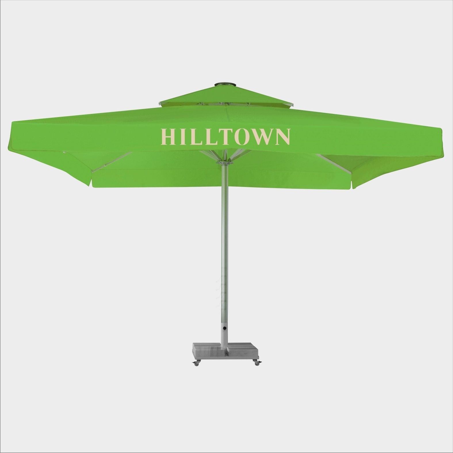 High quality Wholesale Large parasol Sun outdoor umbrella parts big garden patio leisure beach parasol base outdoor cafe patio