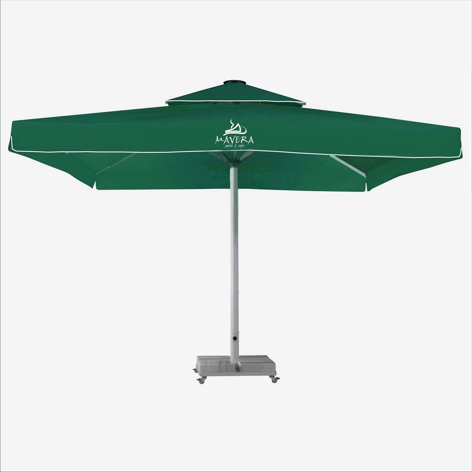 High quality Wholesale Large parasol Sun outdoor umbrella parts big garden patio leisure beach parasol base outdoor cafe patio