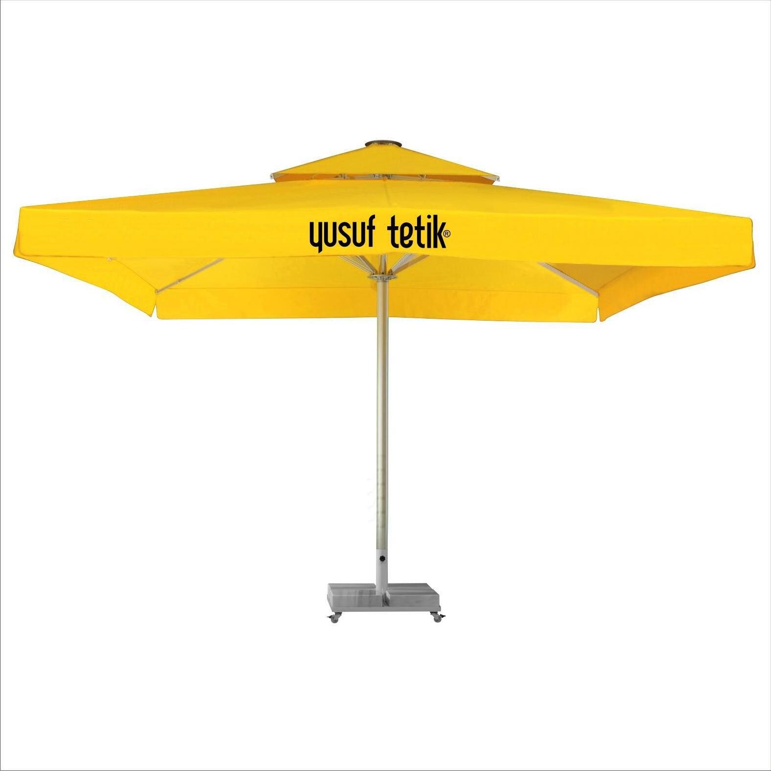 New Function Garden Umbrella Roman Sunshade Commercial Patio Beach Outdoor Parasols Wall Mounted Sun Umbrella Crank Lift Pool