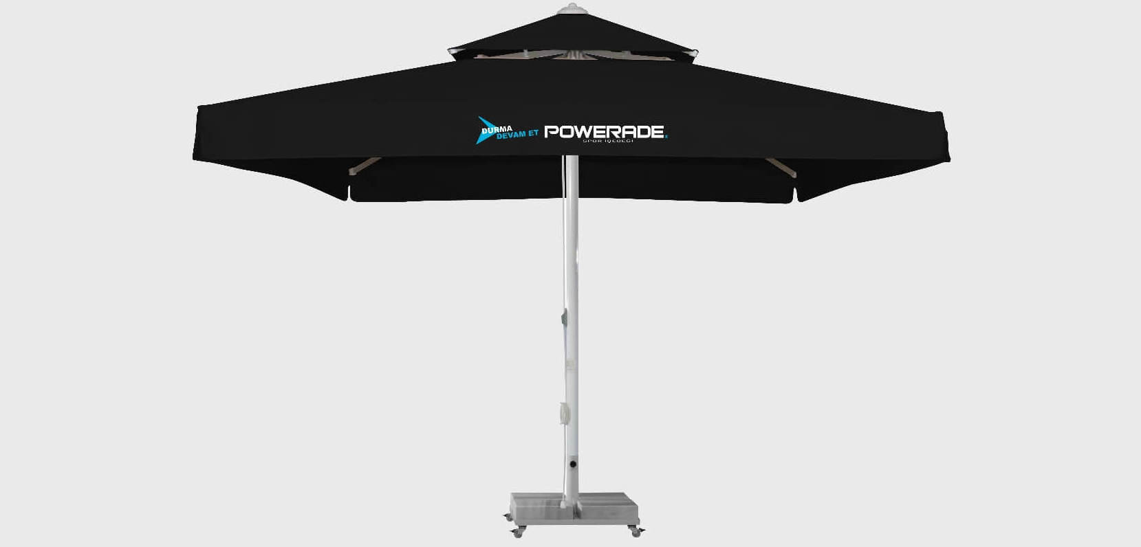 New Function Garden Umbrella Roman Sunshade Commercial Patio Beach Outdoor Parasols Wall Mounted Sun Umbrella Crank Lift Pool