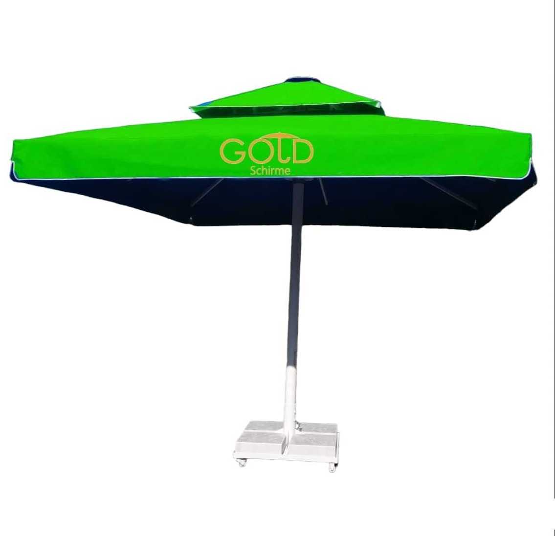 customized big size huge outdoor umbrella bear coffee drink bar parasol telescopic patio umbrella 3x3mt 3.5x3.5mt 4x4mt