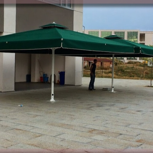 Outdoor Furniture Garden Double Canopy Umbrella Cantilever Large Parasol 3.5m Patio Parasol Economic Umbrellas For Gastro