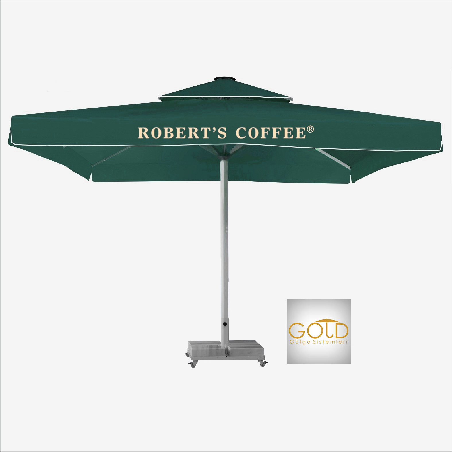 Luxury Umbrella for Outdoor Crank Lift tent for cafe and restaurant Garden Parasol