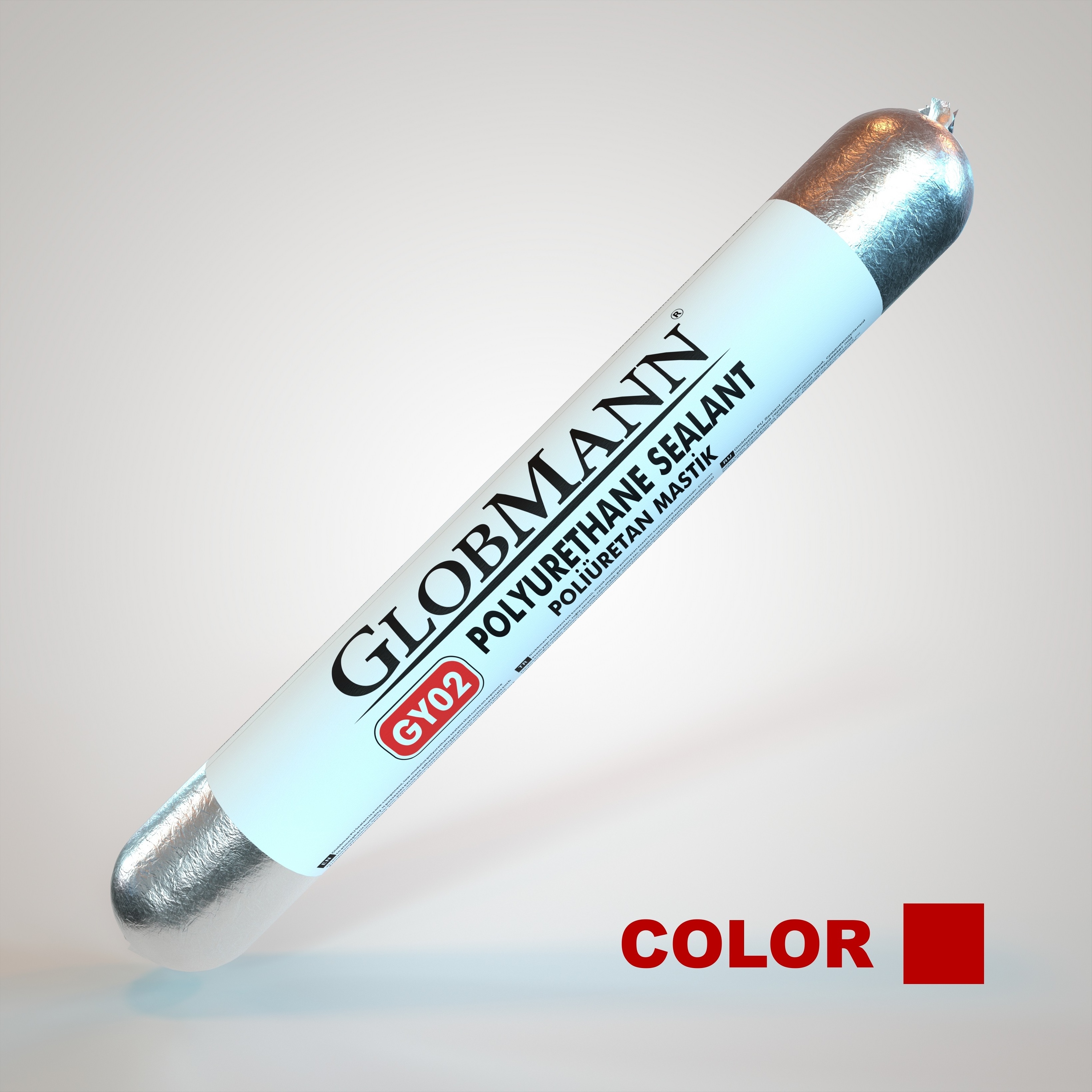 Red Polyurethane Sealant 600ml Shore A 50 Ultra Strong Color Premium Quality Perfect Result