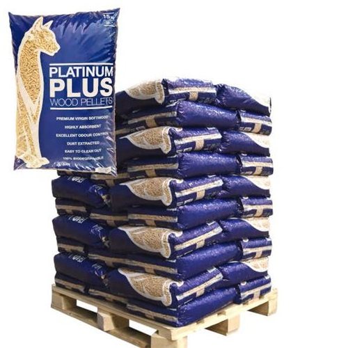 Premium Virgin Softwood Platinum Plus Wood Pellets  Cat & Kitten Litter Wood Pellets 1x 30L Wooden Pellet Cat Litter