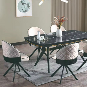 Newest Elegant Dining Room Set 1 Table and 6 Chairs Designed with Style Adds a Difference to Your Space