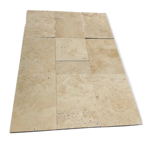 Made In Turkey High Quality Durable Ivory Beige Travertine Tile And Paver For Garden Hotel Villa Wholesale