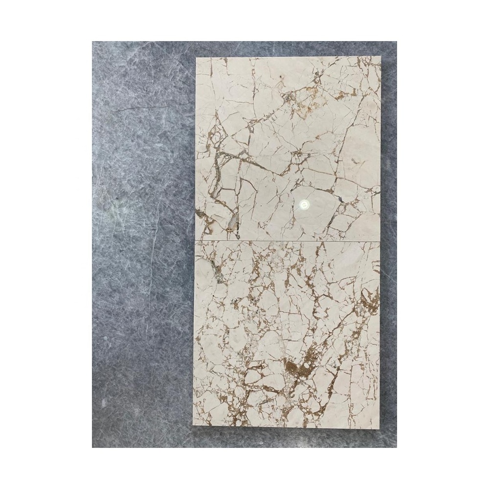 Marble Brown Veins Yellow White Tile Manufacturer Good Quality Beige Marble