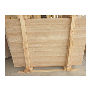 Ivory Veincut Slab Light White Travertine 2cm  Natural Stone