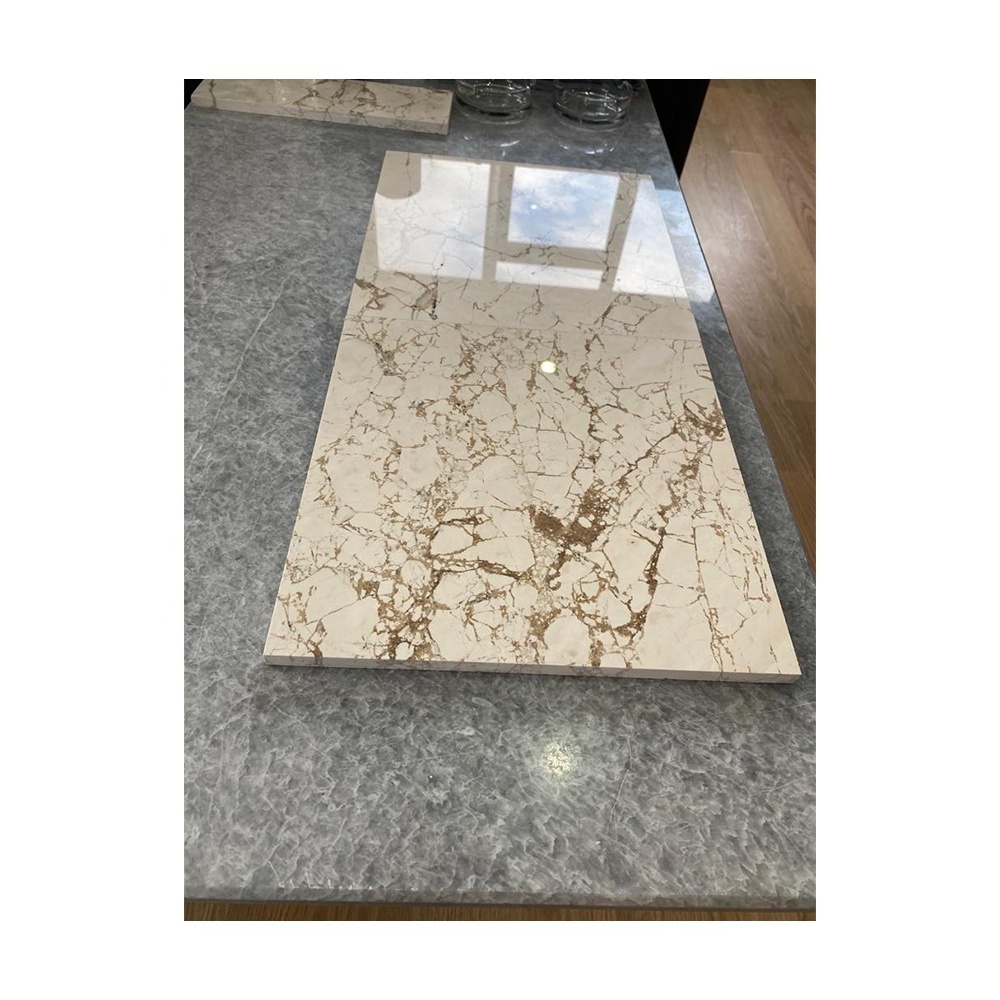 Marble Brown Veins Yellow White Tile Manufacturer Good Quality Beige Marble