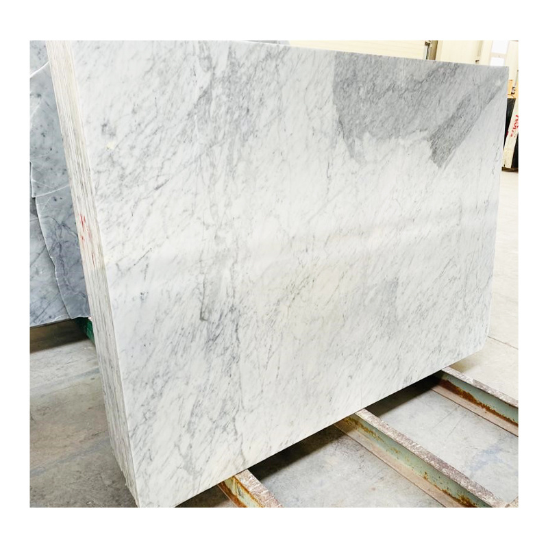 Hot 2021 Fiumo Bianco Carrara Marble Tile Slab Mosaic