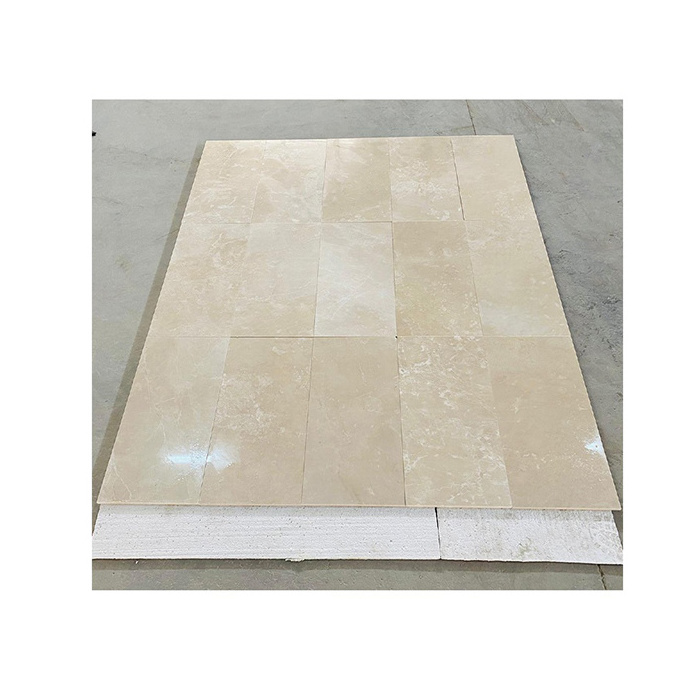 Best Price Custom Made Elegant Polished Beige Spain Crema Marfil Marble Price Turkey From Factory Wholesale