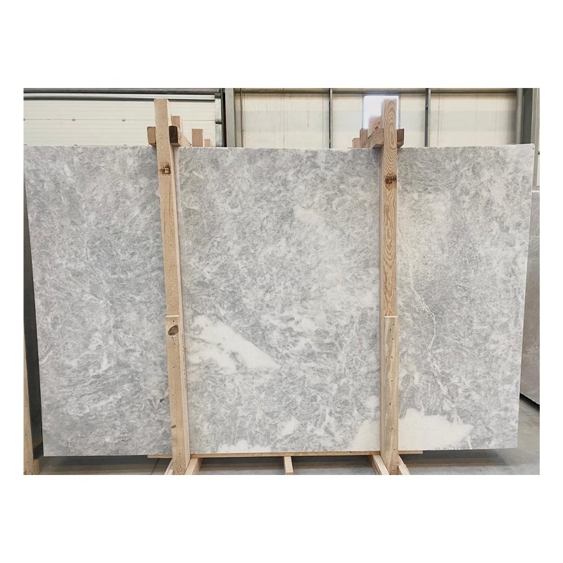 TV Background Wall Tile Marble Big Slab High Quality Ice Light Marble Slabs