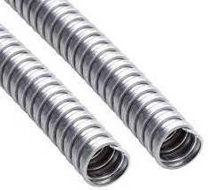 16mm 1/2 inch Galvanized metal corrugated conduit steel conduit