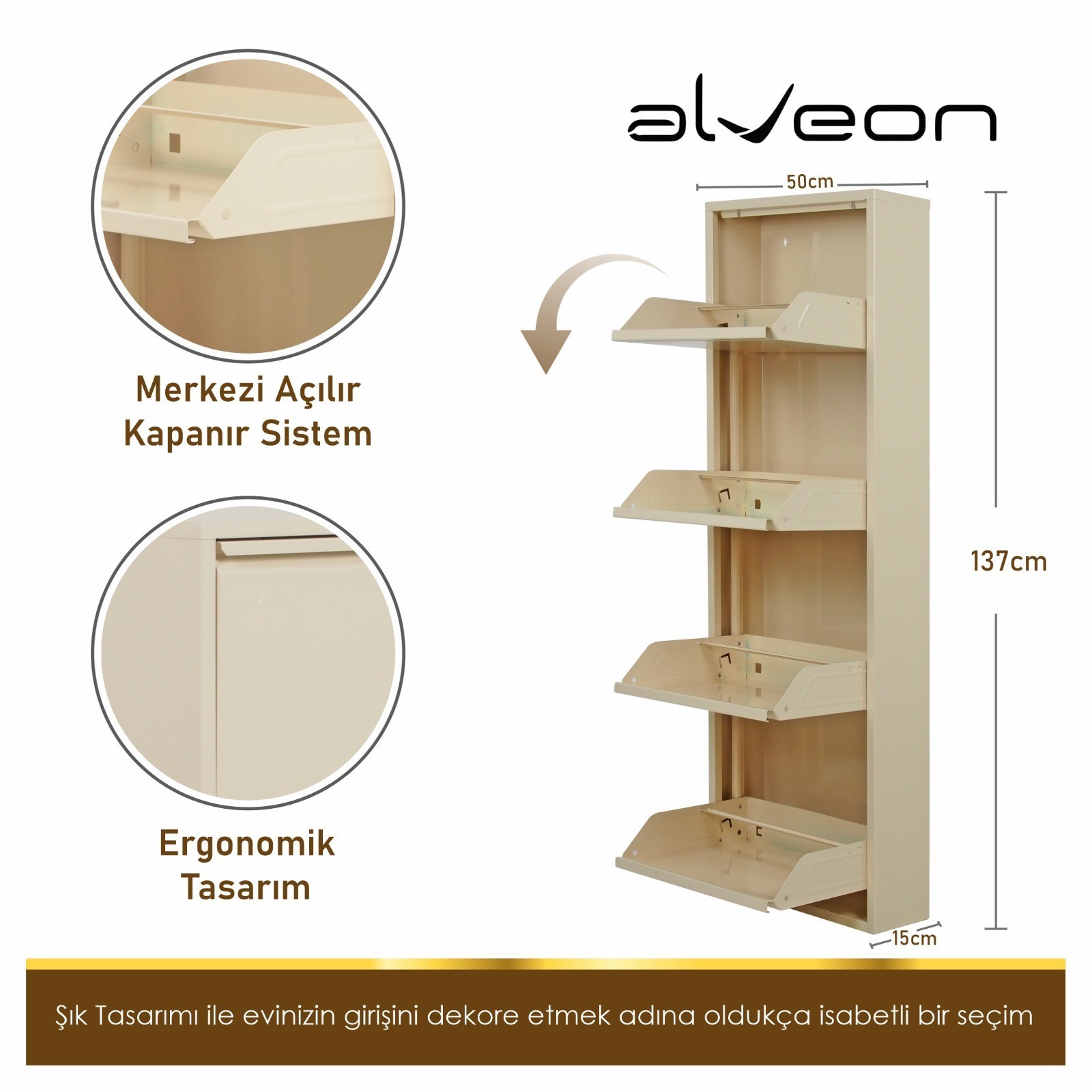 Modern Wall Mounted Shoe Cabinet !...Metal Storage Shoe Cabinet 4 Layers