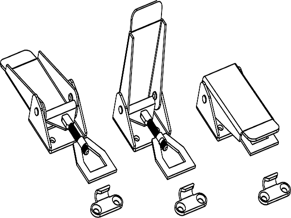 AGM-02 Turkish Manufacturer High Quality 304 Stainless Steel Adjustable Toggle Latch Lock Clasp