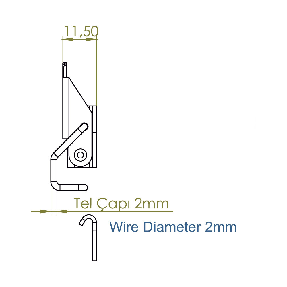 GM-02-P Turkish Manufacturer High Quality 304 Stainless Steel Toggle Latch Lock Clasp