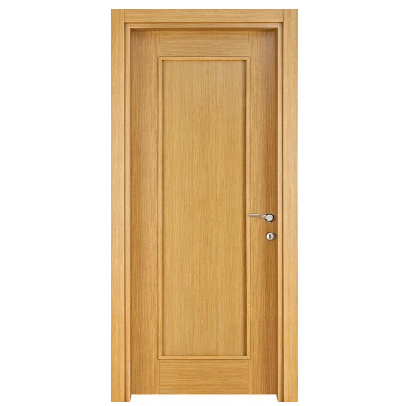 Top Manufacturer Apartment Interior Wood Door Hotel Soundproof Bedroom Door WalnutModern Interior  Solid Wooden Room Door