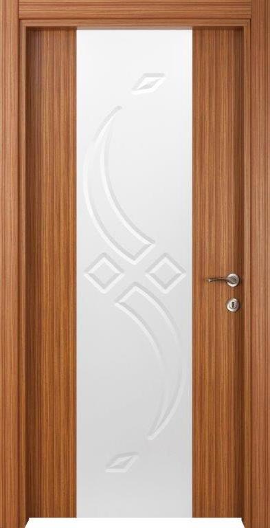 Top Manufacturer Apartment Interior Wood Door Hotel Soundproof Bedroom Door WalnutModern Interior  Solid Wooden Room Door