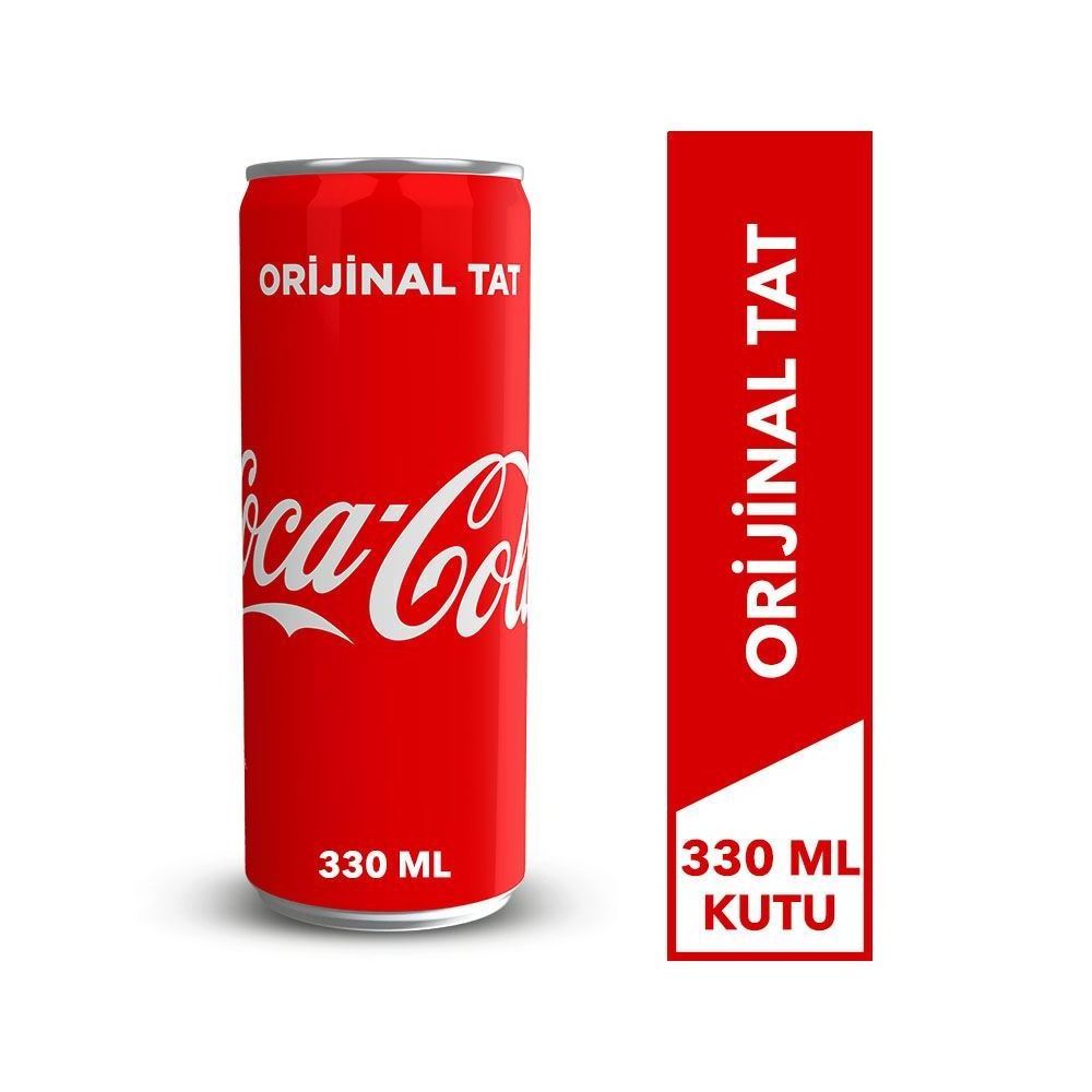 Coca Cola 330ml x 24 pcs  Original Taste Carbonated Drink Turkey Halal Beverage Sparkling Fresh